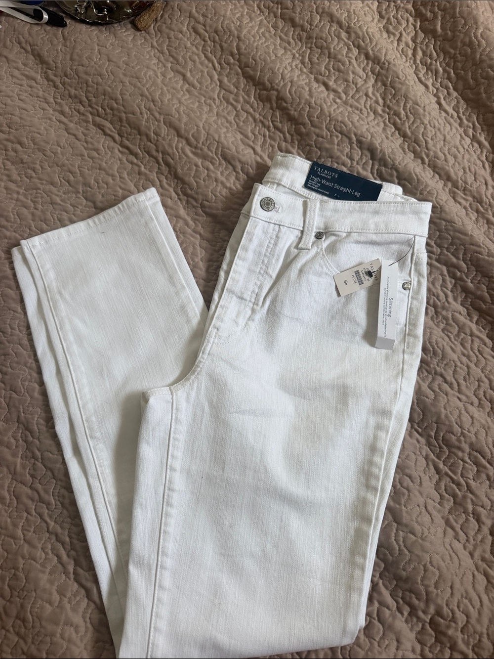 Talbots White Skinny Jeans